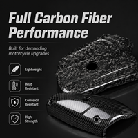 Pièces de moto en gros, usine de pièces de moto personnalisées OEM ODM, carbone 3K sergé forgé avec panneau de garniture de couvercle de moteur