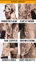 Chaqueta Térmica G8 de Camuflaje para Hombre, Chaqueta Táctica Impermeable de Alta Calidad