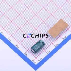 Condensador Electrolítico de Aluminio de Orificio Pasante LB1A471ME110B25CE0, Orificio Pasante, D6.3xL11mm 470uF 20% 10V 2.5mm - Product Image 2