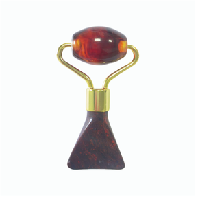Outil de massage 2-en-1 mini Gua Sha et rouleau, spatule pour apaiser les yeux, anti-rides, lifting facial, masseur de beauté – Vente directe usine - Product Image 1