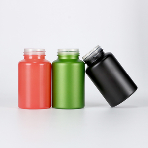 Botella de PET Esmerilada Personalizada para Pastillas, 100ml, 120ml, 150ml, 200ml, 250ml, con Tapa Dorada/Plateada, Envase para Vitaminas y Medicamentos, a Prueba de Niños - Product Image 2