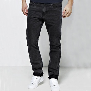 mayor de su propia marca Jeans calidad estilo Denim <span class=keywords><strong>Pantalones</strong></span> de hombre de diseño negro <span class=keywords><strong>pantalones</strong></span> vaqueros de los hombres - Product Image 1
