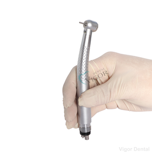 หัวกรอฟันความเร็วสูง Vigor Dental แบบกดปุ่ม ไฟเบอร์ออปติก พร้อมหัวทอร์คแบบกังหัน มีระบบฉีดน้ำสามทาง 6 รู - Product Image 4