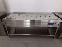 Peralatan Dapur Komersial: Bain-Marie Listrik Stainless Steel untuk Kantin dan Restoran