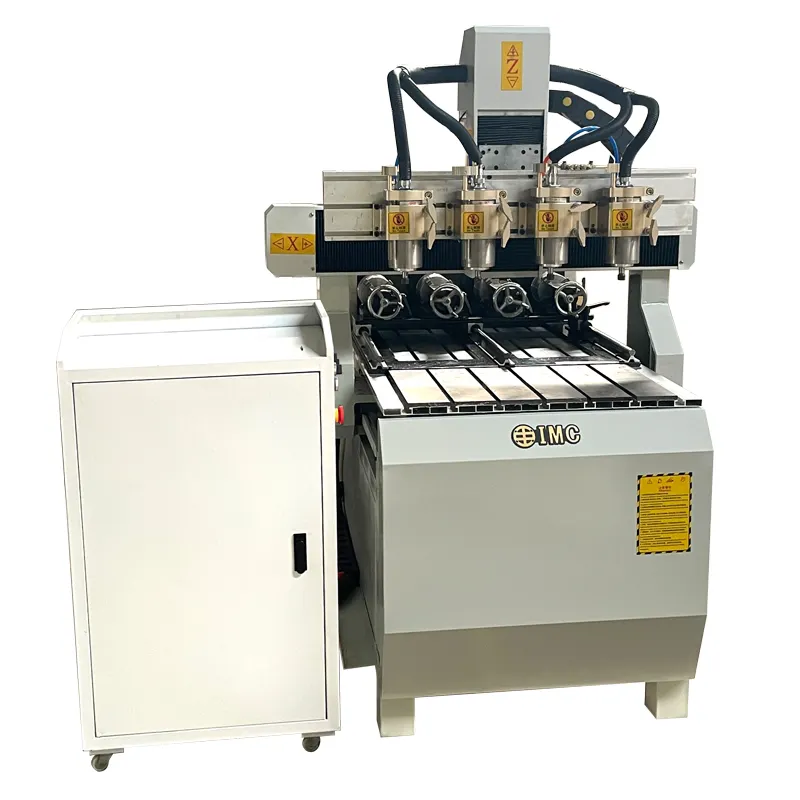Factory Price 3D 4 Axis 6090 CNC Router Metal Wood Engraving Machine