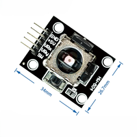 Module de joystick XY à double axe avec capteur de levier de contrôle de jeu PS2 de qualité supérieure