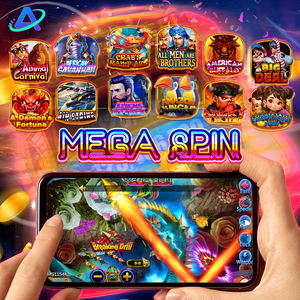 Logiciel de jeu de pêche Megaspin original pour PC et mobile, téléchargement de démo en ligne, jeu de compétences en anglais, son réaliste, WiFi - Product Image 1