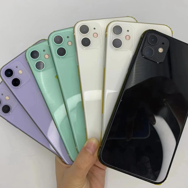 Wholesale Refurbished 64GB Smartphone for iPhone 11 Used Unlocked Mobile Phones Cheap Price