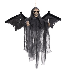 DAMAI Halloween Decoration Halloween Party Decoration Haunted House Props Halloween Sound Wing Led Skeleton Ghost With Light - Product Image 5
