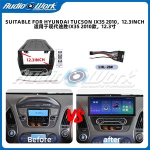 Kit de Panel de Instrumentos OEM de 12.3 Pulgadas para <span class=keywords><strong>Hyundai</strong></span> <span class=keywords><strong>Tucson</strong></span> Ix35 2010, Marco de Integración Perfecta para Actualización de Pantalla Táctil Grande (Modelo EL) - Product Image 2