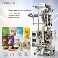 Machine d'emballage industrielle intelligente et durable à vis sans fin VFFS, directement de l'usine, pour poudres alimentaires fines et sèches