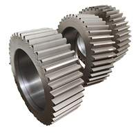 Engrenage Conique Personnalisé Haute Précision Usiné CNC en Acier Allié Grand Module Transmission de Charge Lourde 9 Ans d'Expérience Usine OEM ODM