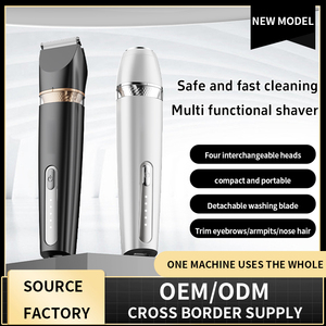 Tondeuse à cheveux électrique sans fil professionnelle, étanche, 4 en 1, pour le visage et le corps, pour femmes - Product Image 1