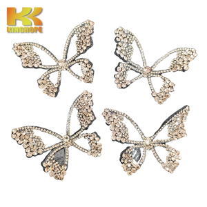 Diamantes de imitación en forma de flor para decoración de sandalias, pegamento de Parte posterior plana en gemas para zapatos y <span class=keywords><strong>chanclas</strong></span> - Product Image 6