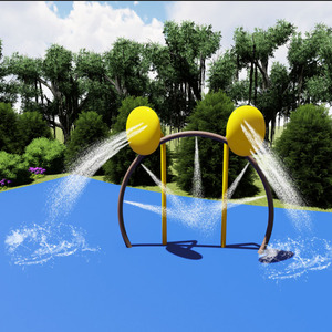 กระดานโต้คลื่นและสวนน้ำแบบสาดน้ำสำหรับใช้ในบ้านทำจาก PE และทำจากโลหะ - Product Image 4