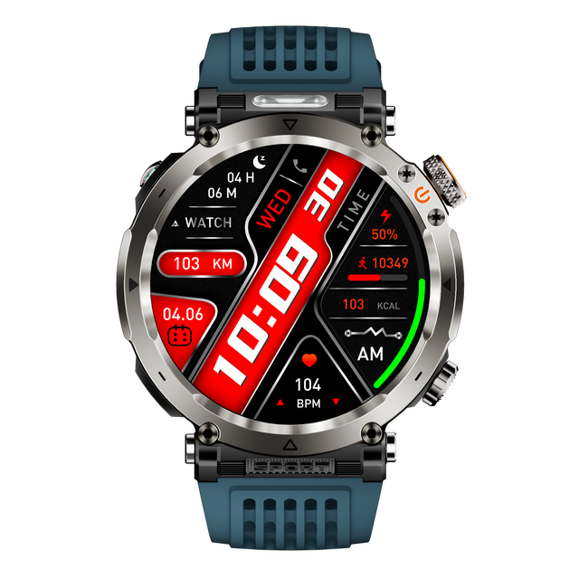 2025 HT30 Men's 1.7\" Smartwatch IP68 Waterproof Health Monitoring Answer Call Fitcloudpro App Android Operating System IPS