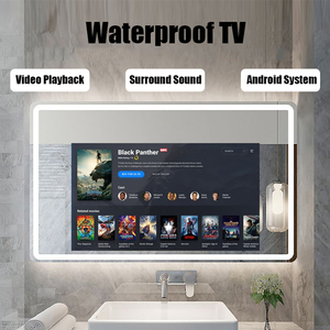 Miroir intelligent interactif à <span class=keywords><strong>prix</strong></span> d'usine avec écran tactile Android, miroir <span class=keywords><strong>TV</strong></span> en verre pour salle de bain, hôtel, appartement SMM-18.5 - Product Image 6