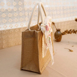 Женская пляжная водонепроницаемая сумка из мешковины - Product Image 2