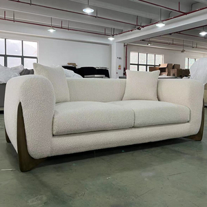 Juego de Sofás Modernos Personalizados para Hotel, Color Blanco, Muebles de Tela Sencillos para Villa, Sofá Seccional de 123 Asientos para Eventos y Bodas - Product Image 3