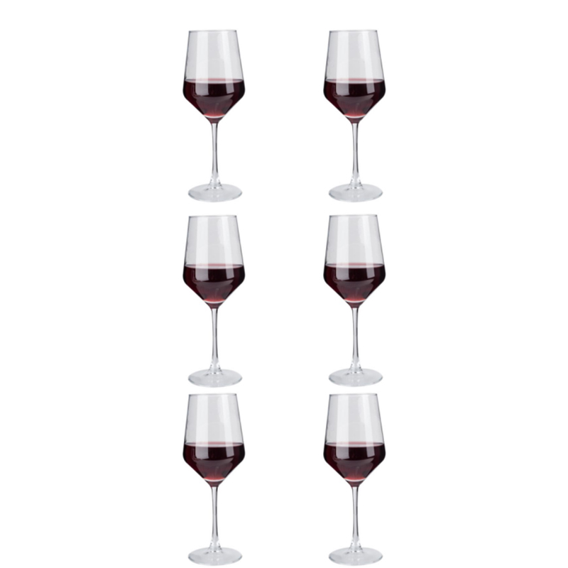 510ML bicchiere di vino rosso NORA SET di 6