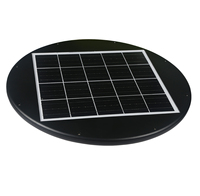 Lampe solaire extérieure moderne de grande capacité avec poteau pour parc, villa, jardin, place publique, paysage, cour