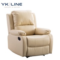 Fauteuil de massage électrique inclinable en cuir écologique personnalisé fauteuil inclinable manuel en cuir écologique fauteuil de canapé inclinable simple