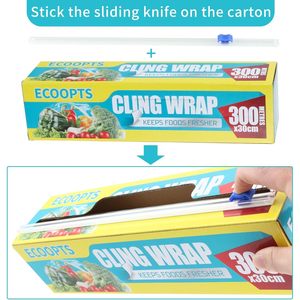Cling <b>Wrap</b> 300m x30cm Keeps Foods Fresher <b>Kitchen</b> Food Preservation - Product Image 3