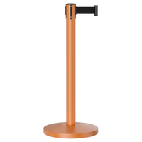 Poteaux de guidage rétractables couleur personnalisée pour la gestion de foule et les barrières de circulation pour les expositions