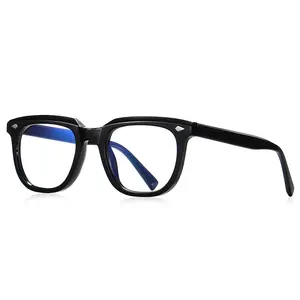 2023批发男女眼镜UV400 CE证书TR90 CP框架现成现货抗蓝光光学眼镜