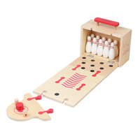Jeu de bowling miniature facile à transporter, jeu de table en bois, cadeaux originaux personnalisables pour enfants, vente chaude