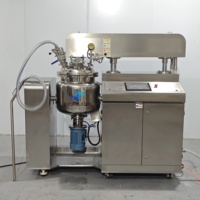 Homogénéisateur émulsifiant laboratoire sous vide petite émulsion mélange réservoir fabricants mélangeur à haut cisaillement Mayonnaise équipement de fabrication