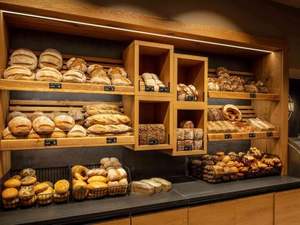 Oem מתכת עץ מאפיית מתלה תצוגת מציגה לחם מתלה מאפיית תצוגת ארון מאפה לחם מדף מדף תצוגת סופרמרקט - Product Image 6