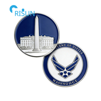 Médaille commémorative personnalisée du Capitole de Washington D.C., souvenir de l'État de la Caroline du Nord, pièces de monnaie commémoratives personnalisées de Washington D.C. Pièce commémorative