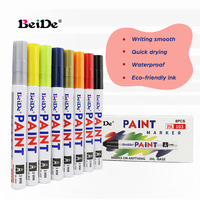 Stylo marqueur permanent à base d'huile pour pneus de voiture, verre, métal
