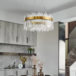 Venta caliente de lujo moderno restaurante dormitorio 3 opciones claro oro cristal Led corona candelabros Luz - Product Image 6