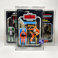 Protections en acrylique de qualité supérieure SYP, vitrine en acrylique pour figurines vintage et neuves de Star Wars ou GI Joe de 3,75 pouces, étui en acrylique