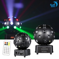 Nouvelle boule magique rotative 150W 2026, 33x3W monocolore + 6x5W blanc/doré, LED stroboscopique pour DJ, bar, KTV, boîte de nuit, éclairage de scène disco