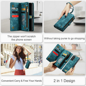CaseMe – coque de téléphone portable à fermeture éclair pour Samsung <span class=keywords><strong>Galaxy</strong></span> A53, étui portefeuille sans fil, <span class=keywords><strong>pochette</strong></span> à fente pour carte de monnaie pour Samsung A53 - Product Image 5