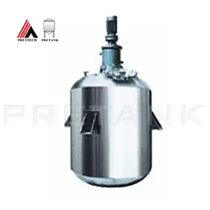 Factory Customization Stainless Steel Pressure Vessel Storage Tank With Heating Coil For Chemical Industry