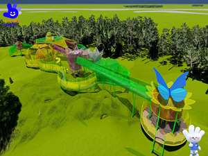 ตาข่ายเชือกแข็งแรงสีสันสดใส อุปกรณ์เล่นกลางแจ้งสำหรับโรงเรียนอนุบาล โรงเรียน แทรมโพลีน และสวนสาธารณะกีฬา - Product Image 4