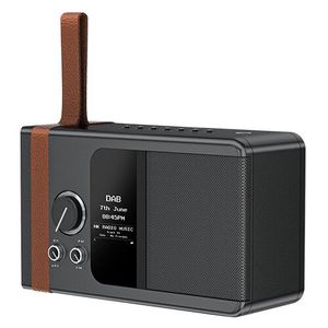 Portátil BT DAB DAB + Rádio com <span class=keywords><strong>Display</strong></span> LED Bateria Recarregável e USB-C Cabo Reprodução 12 Horas Feito de Plástico Durável - Product Image 1