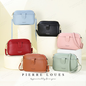 กระเป๋าสะพายไหล่ผู้หญิง Pierre Loues ความจุขนาดใหญ่ ปิดด้วยซิป กระเป๋าสะพายข้างสำหรับใช้ในชีวิตประจำวัน - Product Image 2