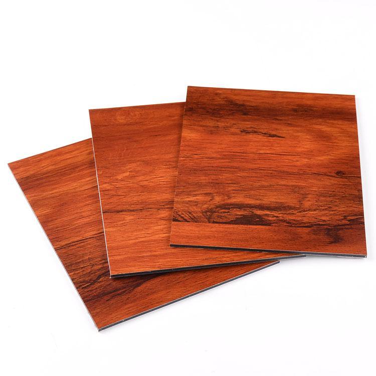 3mm 4mm A2 Extérieur utilisé PVDF ACP/ACM Bois Finition ACP Panneau Composite En Aluminium pour Mur pour Aadvertising conseil