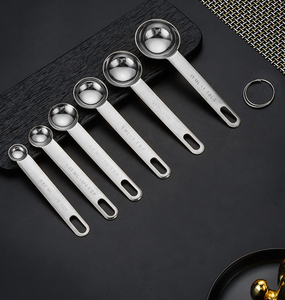 Gıda sınıfı paslanmaz çelik 0.62ml 1.25ml 2.5ml 5ml 7.5ml 15ml ölçüm kuru ve sıvı maddeler ölçüm kaşığı takımı - Product Image 1