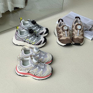 Baskets à boucle rotative pour enfants, nouvelle collection Printemps/Automne 2025, pour garçons et filles, chaussures de <span class=keywords><strong>randonnée</strong></span> d'extérieur à semelle EVA, taille moyenne - Product Image 3