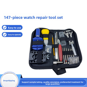 <span class=keywords><strong>Kit</strong></span> di Riparazione Orologi in Ferro da 147 Pezzi, Set da <span class=keywords><strong>Orologiaio</strong></span> con Sostituzione Batteria e Combinazione Smontaggio - Product Image 2