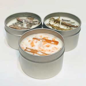 Bougie d'aromathérapie artisanale sans fumée en cire <span class=keywords><strong>de</strong></span> soja pour <span class=keywords><strong>sauge</strong></span> <span class=keywords><strong>blanche</strong></span>, bois <span class=keywords><strong>de</strong></span> cèdre, bois sacré péruvien - Product Image 6