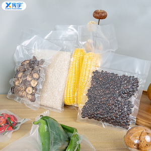 Sacs sous vide transparents en maille PA en gros, sacs d'emballage réutilisables en plastique gaufré pour saucisses, fromages, fruits, légumes, sandwichs - Product Image 5