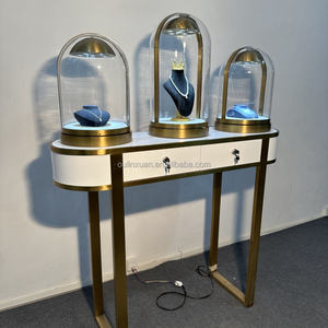 Display <strong>Showcase</strong> Cabinet Counter Stainless Steel LED Lighting Waterproof Company Showroom Department Store Eco-friendly - Product Image 5