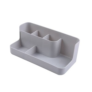 Cosmetic <b>Storage</b> Box Large Capacity <b>Plastic</b> Organizer For Makeup Desk <b>Drawer</b> White Gray Pink Color PP Material - Product Image 5